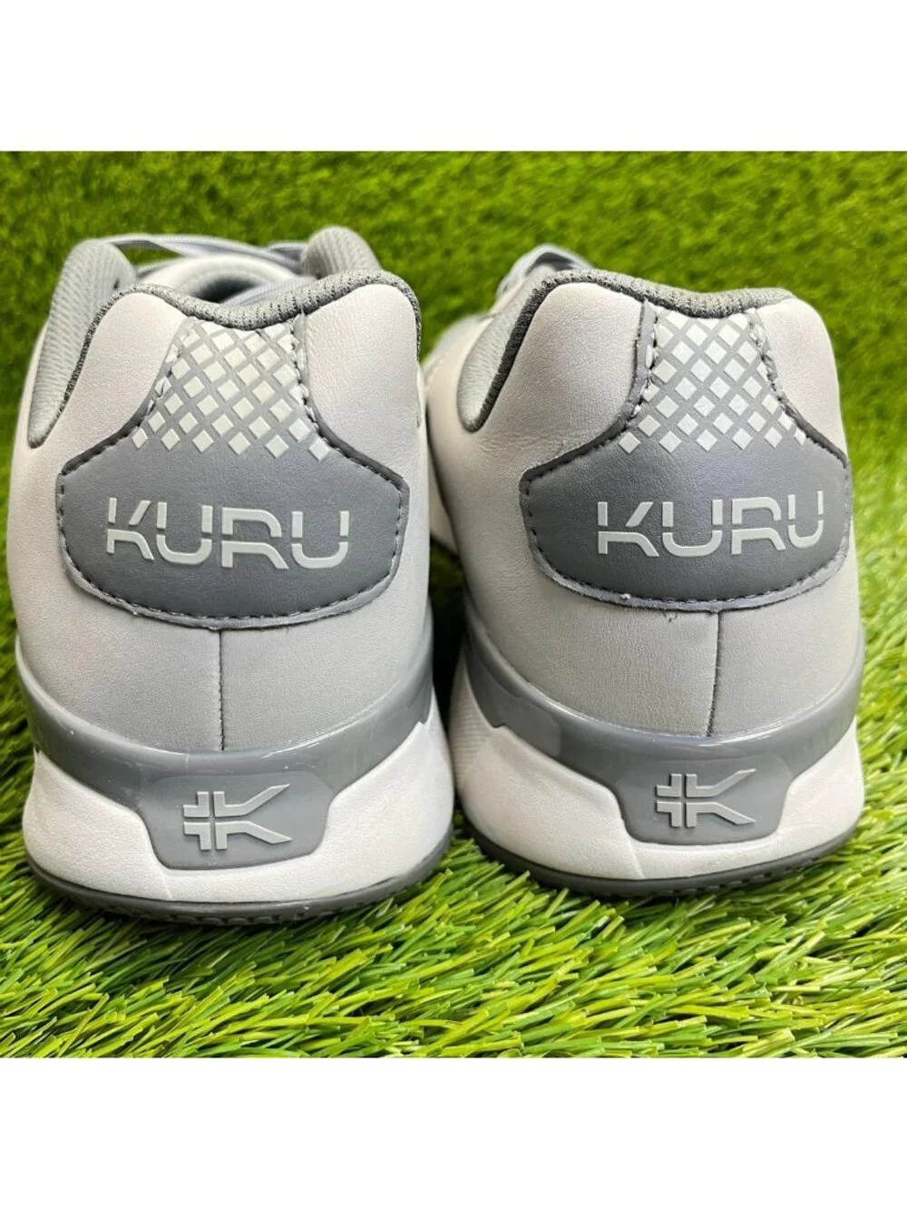 Kuru Quantum 2.0 Mens Size 11.5 Gray White Athletic Trail Running Shoes Sneakers